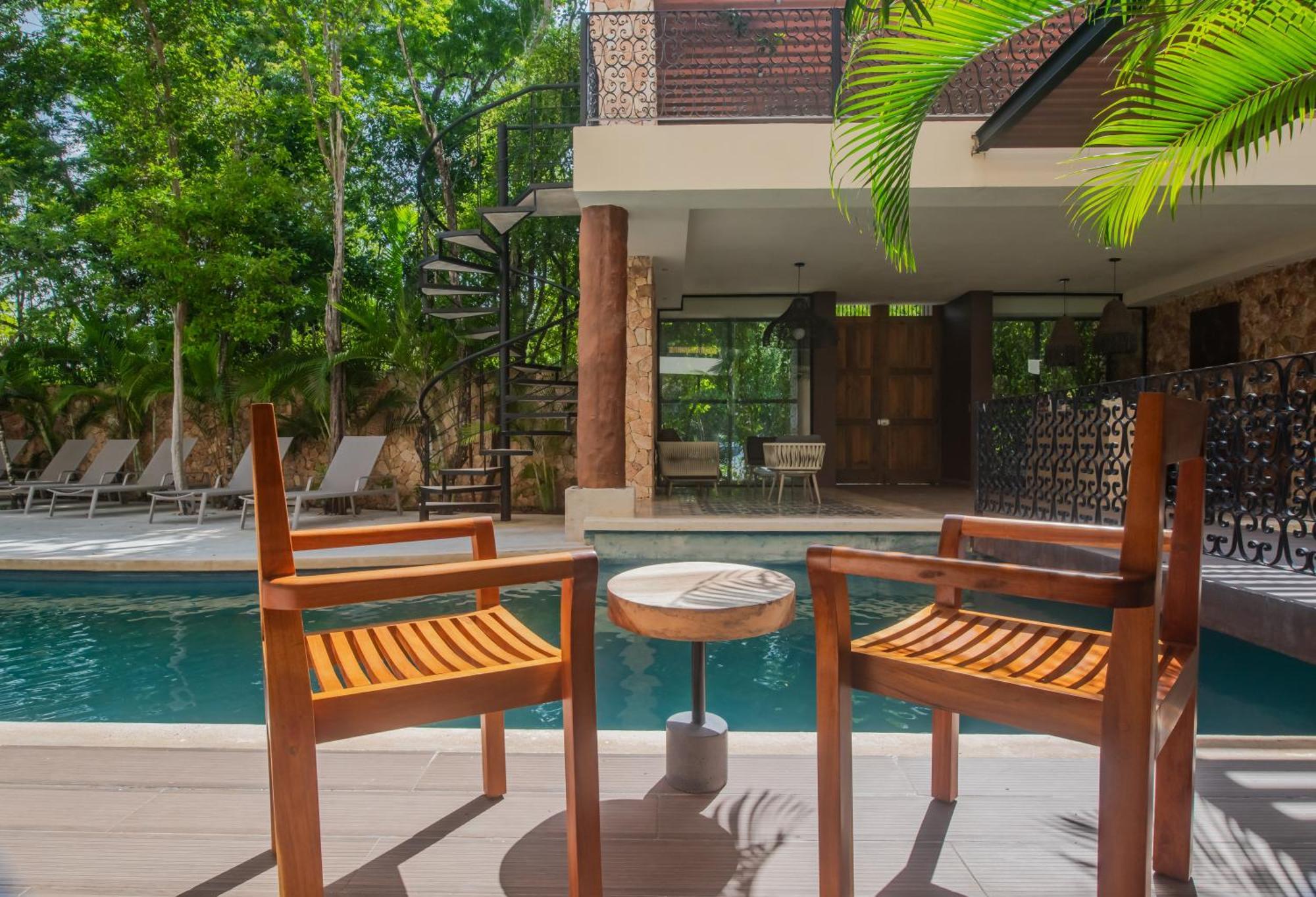 Luxury Aldea Zama 2Bed - 2Bat Apartment Private Terrace & Swim Up Tulum Pueblo Buitenkant foto