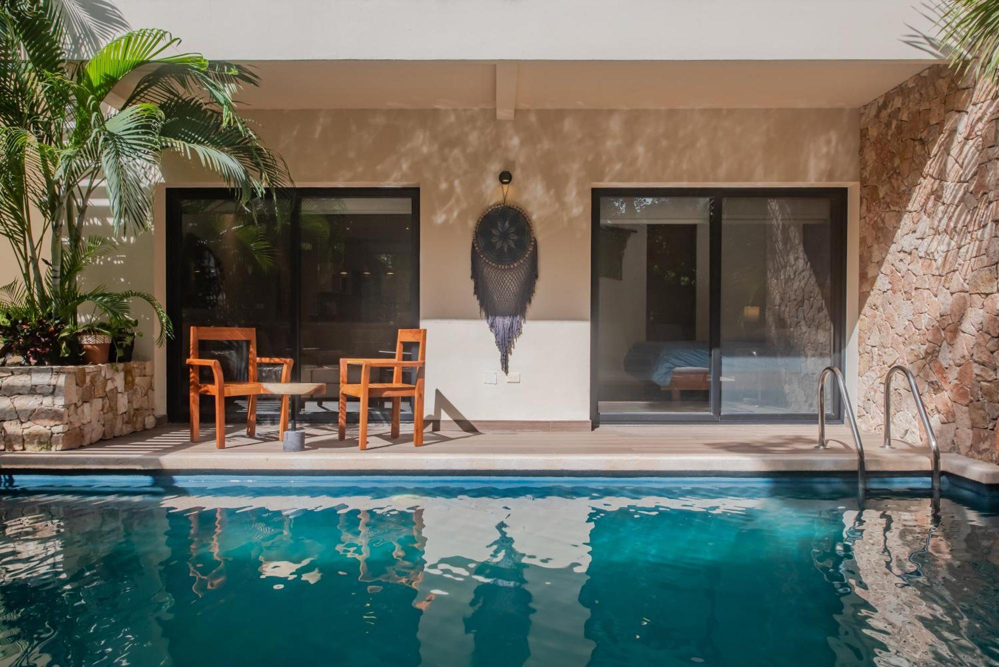 Luxury Aldea Zama 2Bed - 2Bat Apartment Private Terrace & Swim Up Tulum Pueblo Buitenkant foto